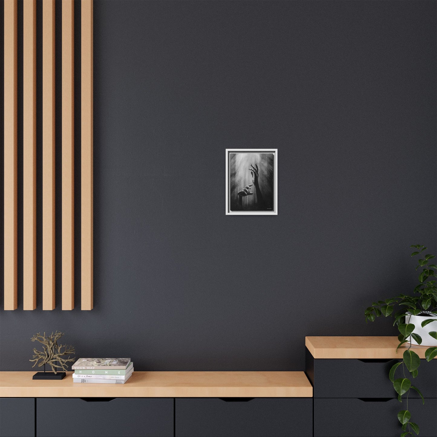 Divine Dance. Framed Stretched Matte Canvas Art Print