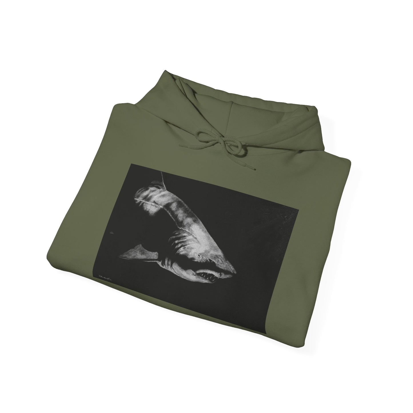 Below, Shark theme Unisex Hoodie