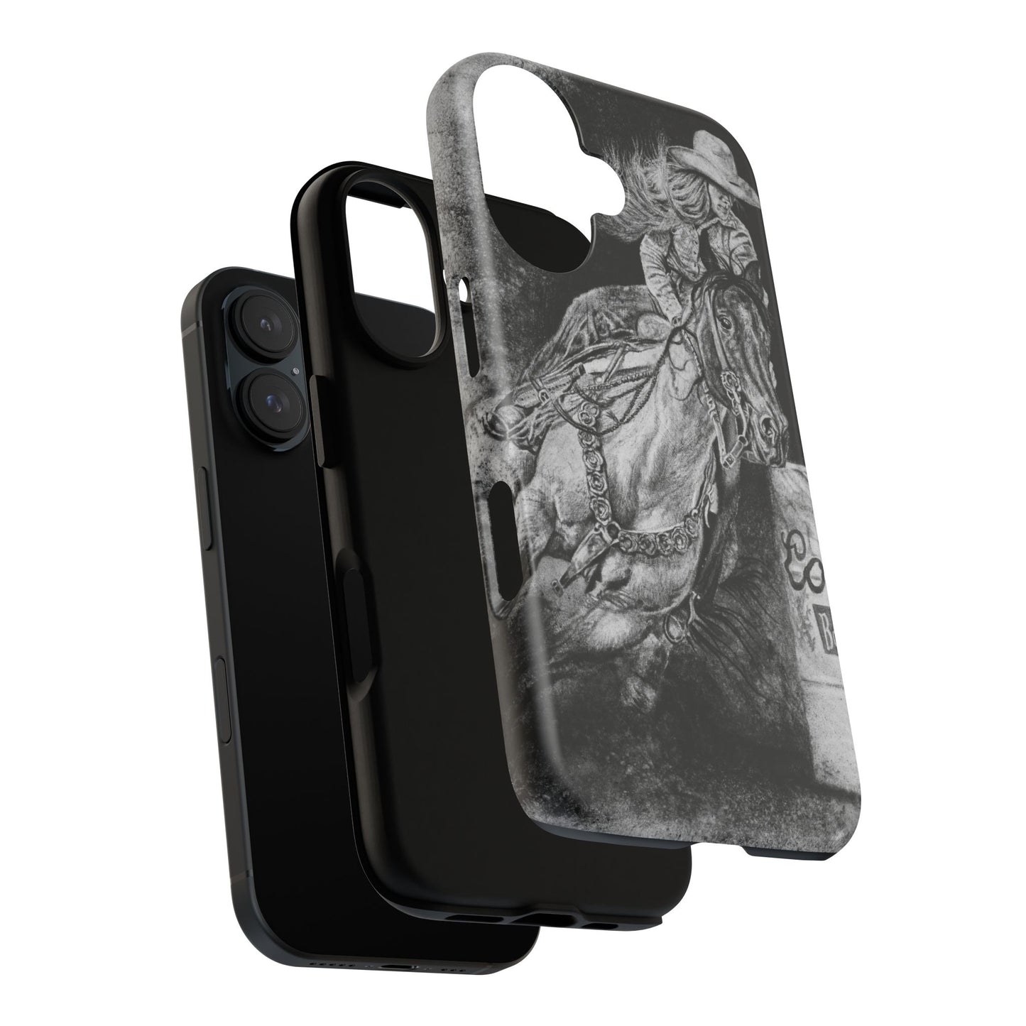 Sophie's Run. Rodeo Barrel Racer Phone Case
