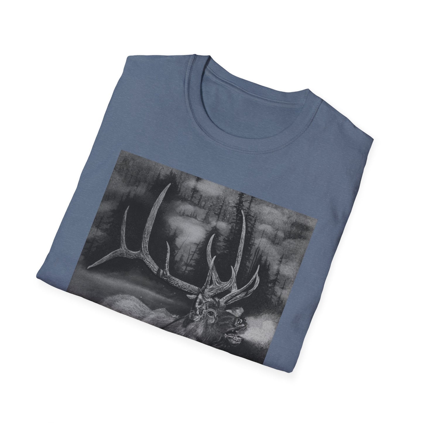 Mountain Music, Elk Unisex Soft T-Shirt