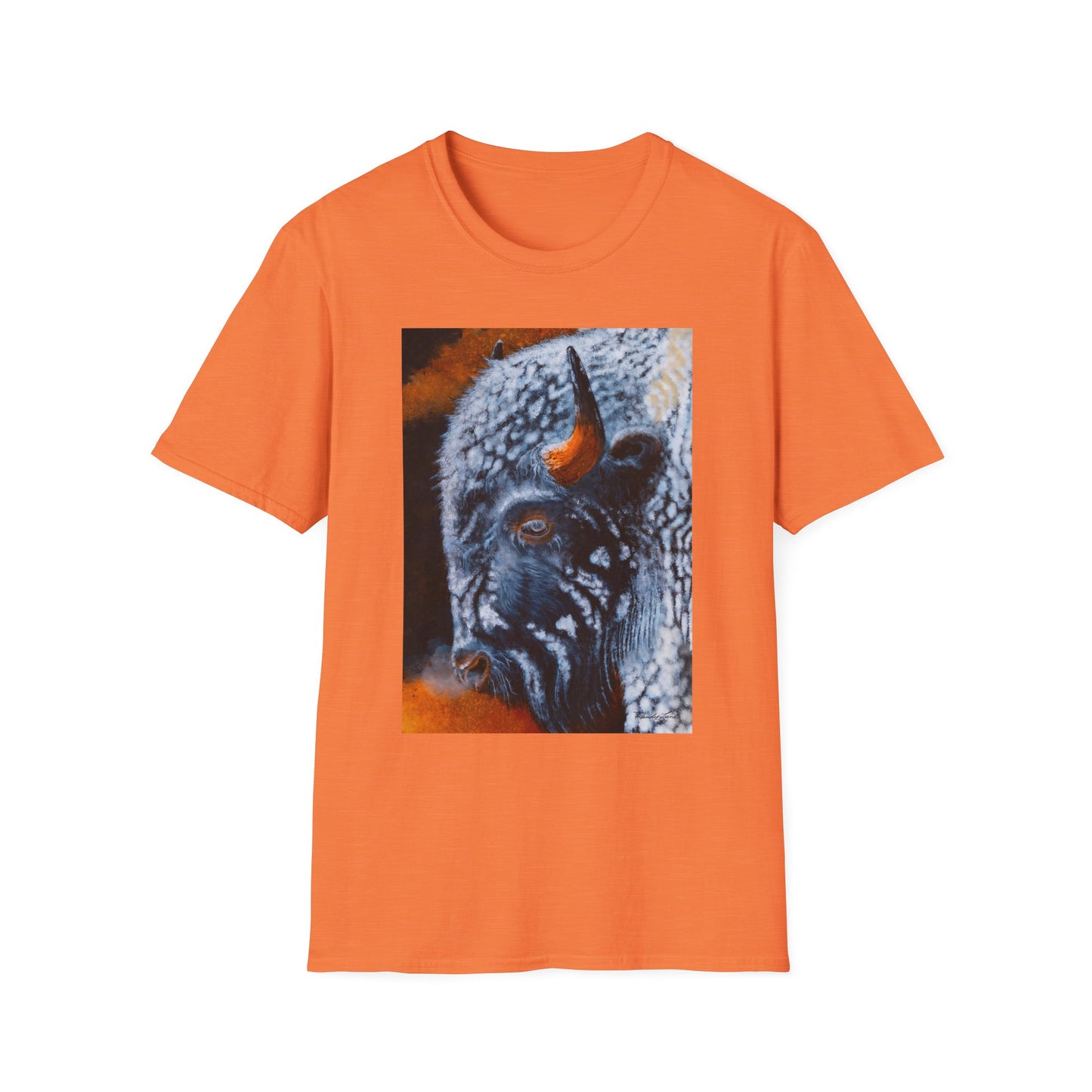 Storm Bison, Unisex Softstyle T-Shirt
