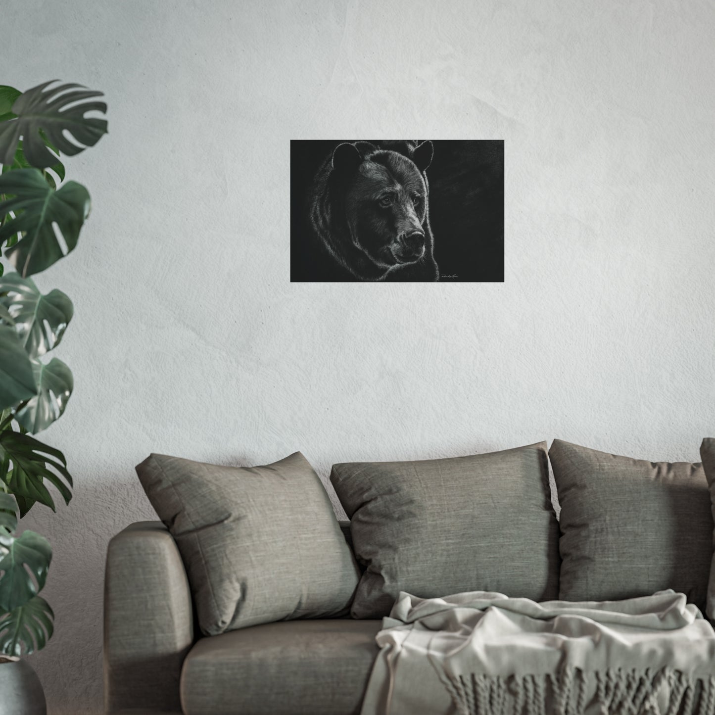 Dominance, Fine Art Bear Print
