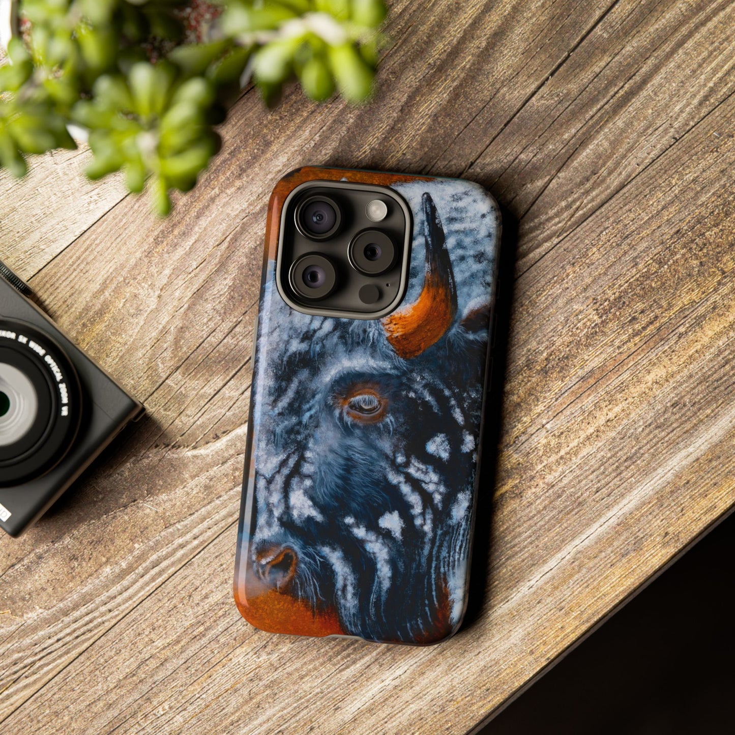 Storm Bison, Phone Case
