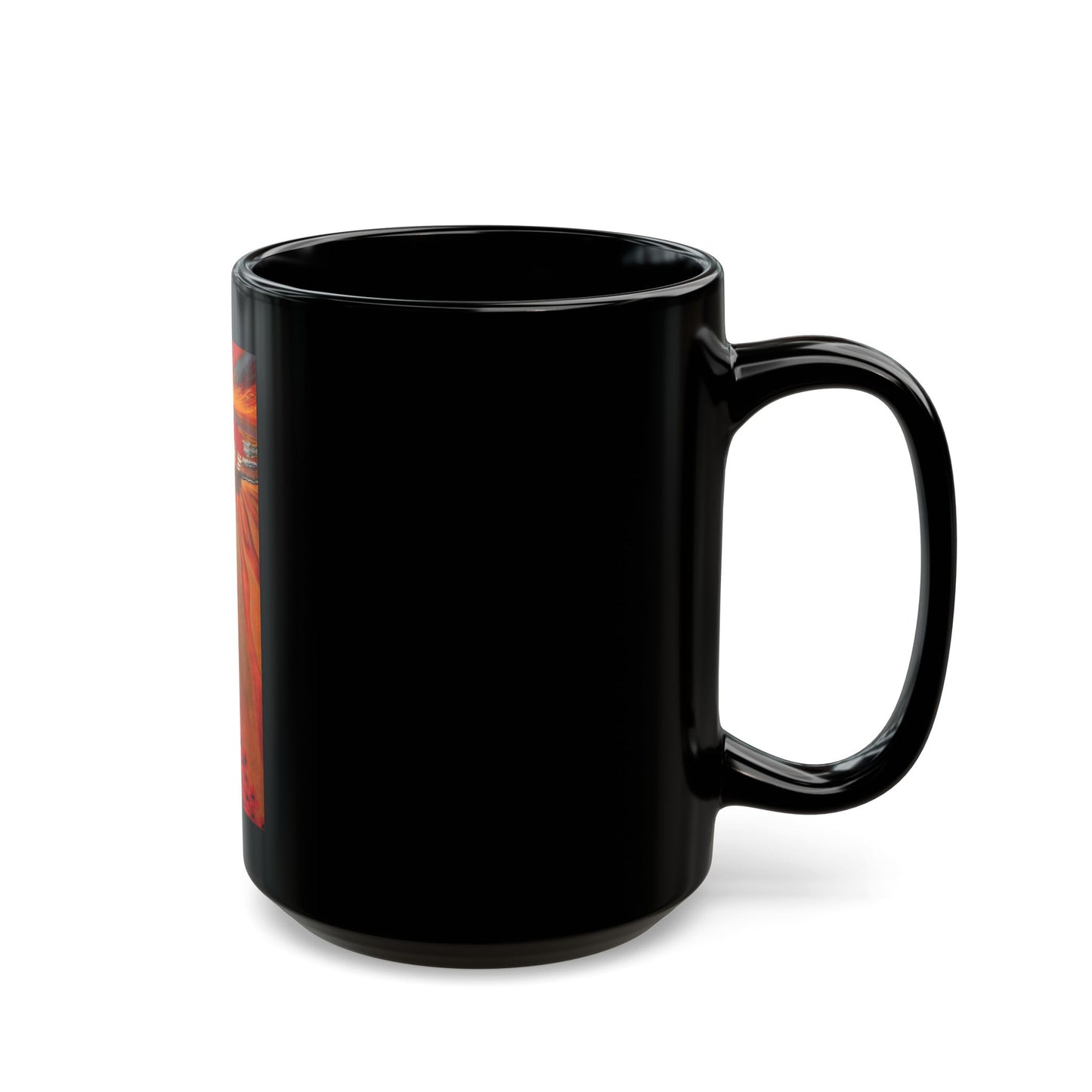 Grace Garden,  Black Mug