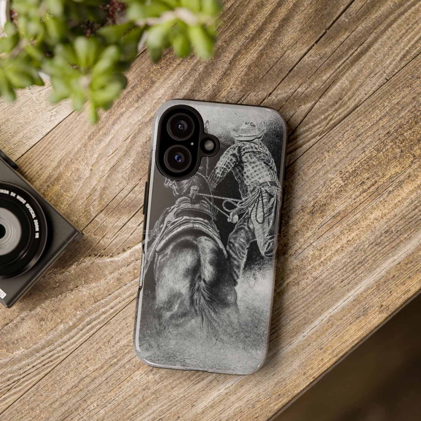The Dismount. Steer Roper Phone Case