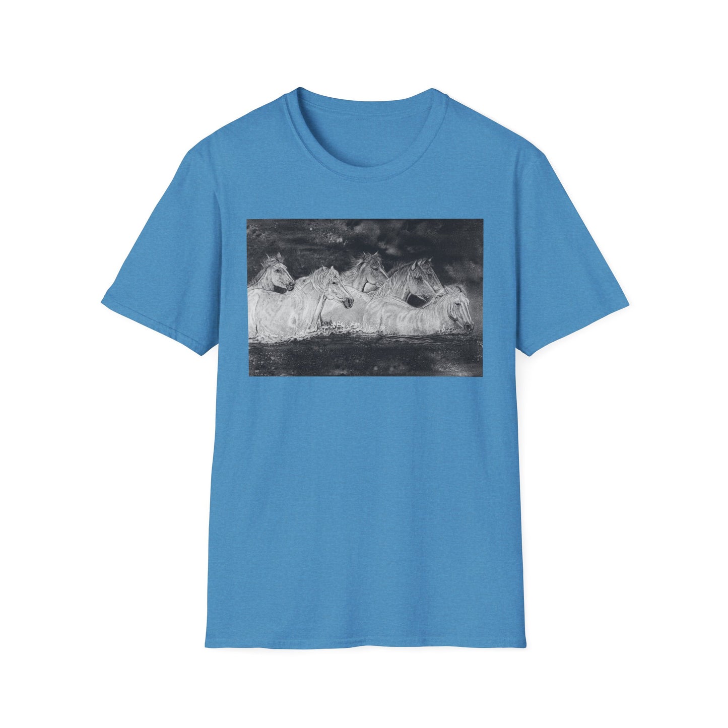 Night Swim, Horse Unisex Tee,
