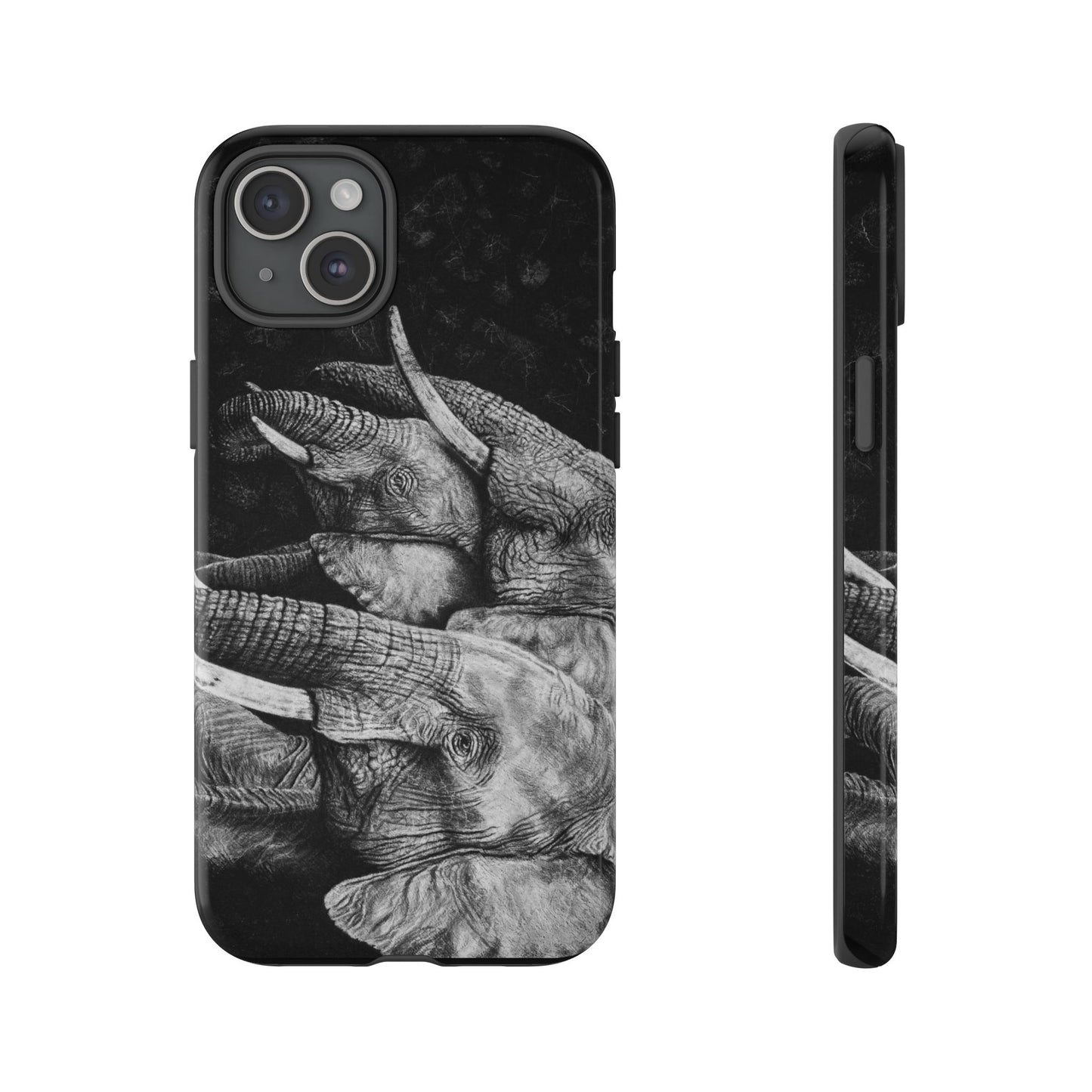 Brushland Bond. Elephant Art Tough Phone Case