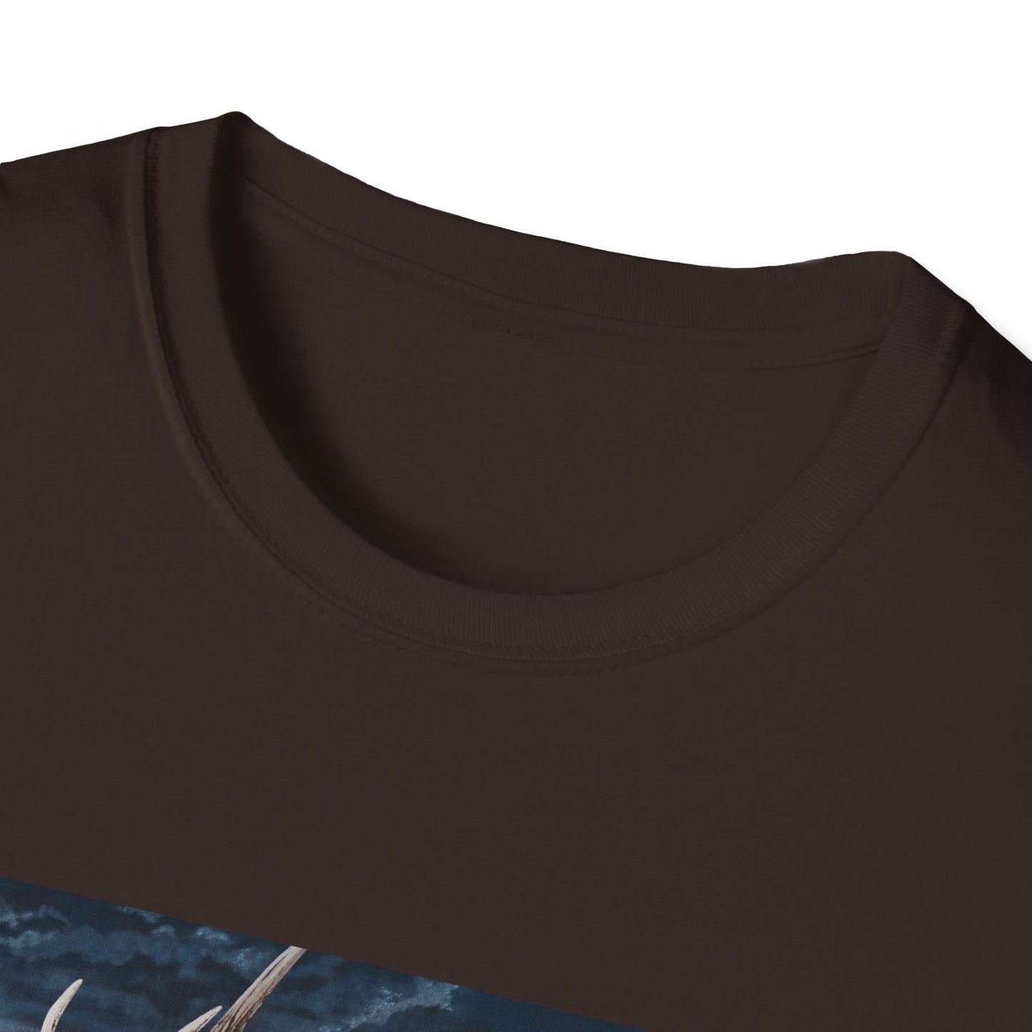 Sunset Serenade,  Elk Graphic Unisex soft T-Shirt