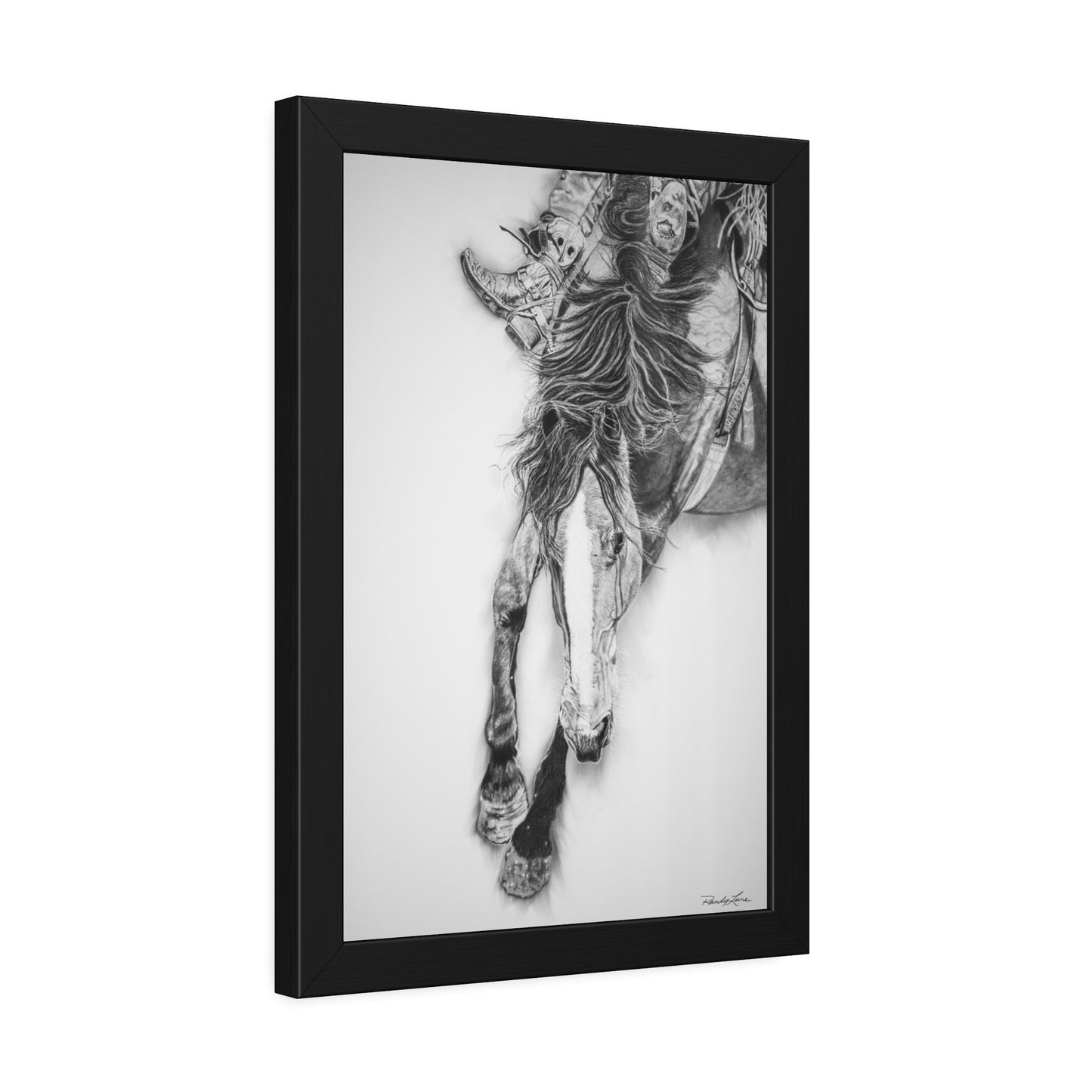 Crazy 8. Framed Fine Art Rodeo Print