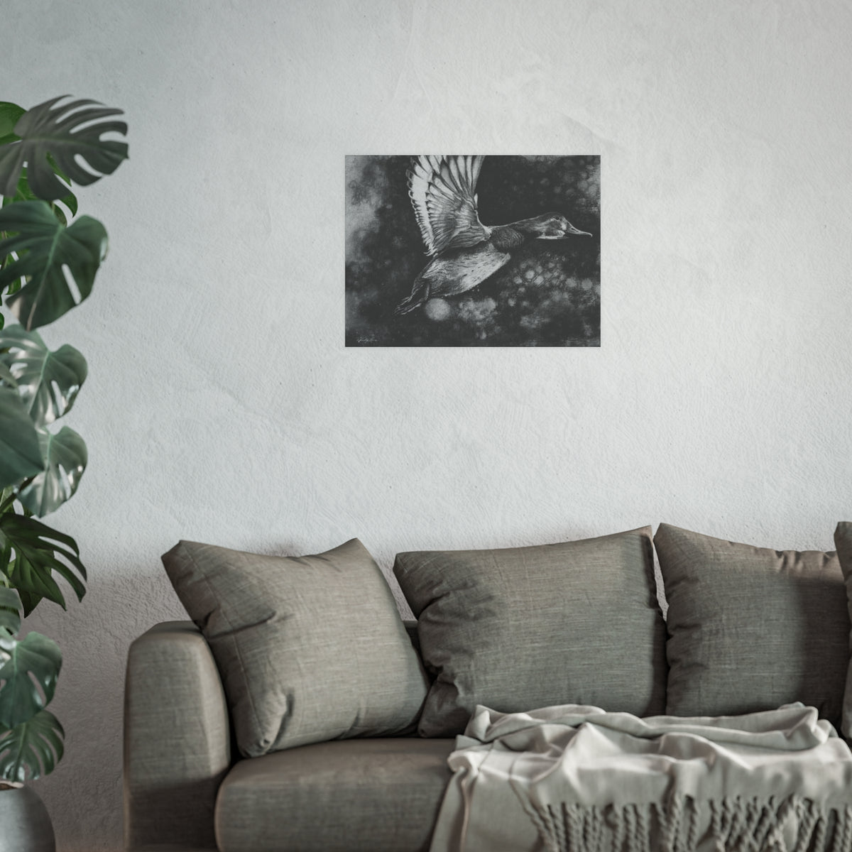 Flare, Flying Duck Fine Art Print (Satin or Archival Matte)