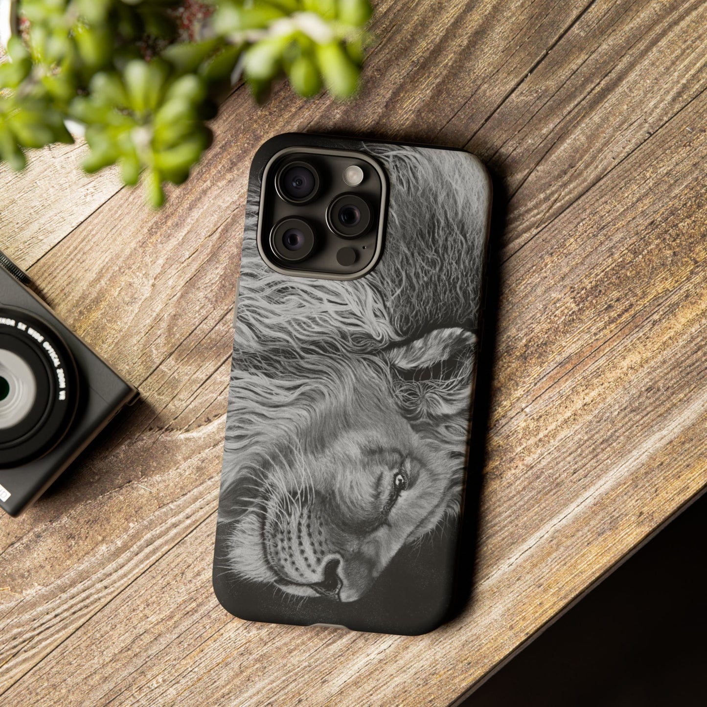 King of Cool, Lion Phone Case, Tough & Artistic Smartphone Case