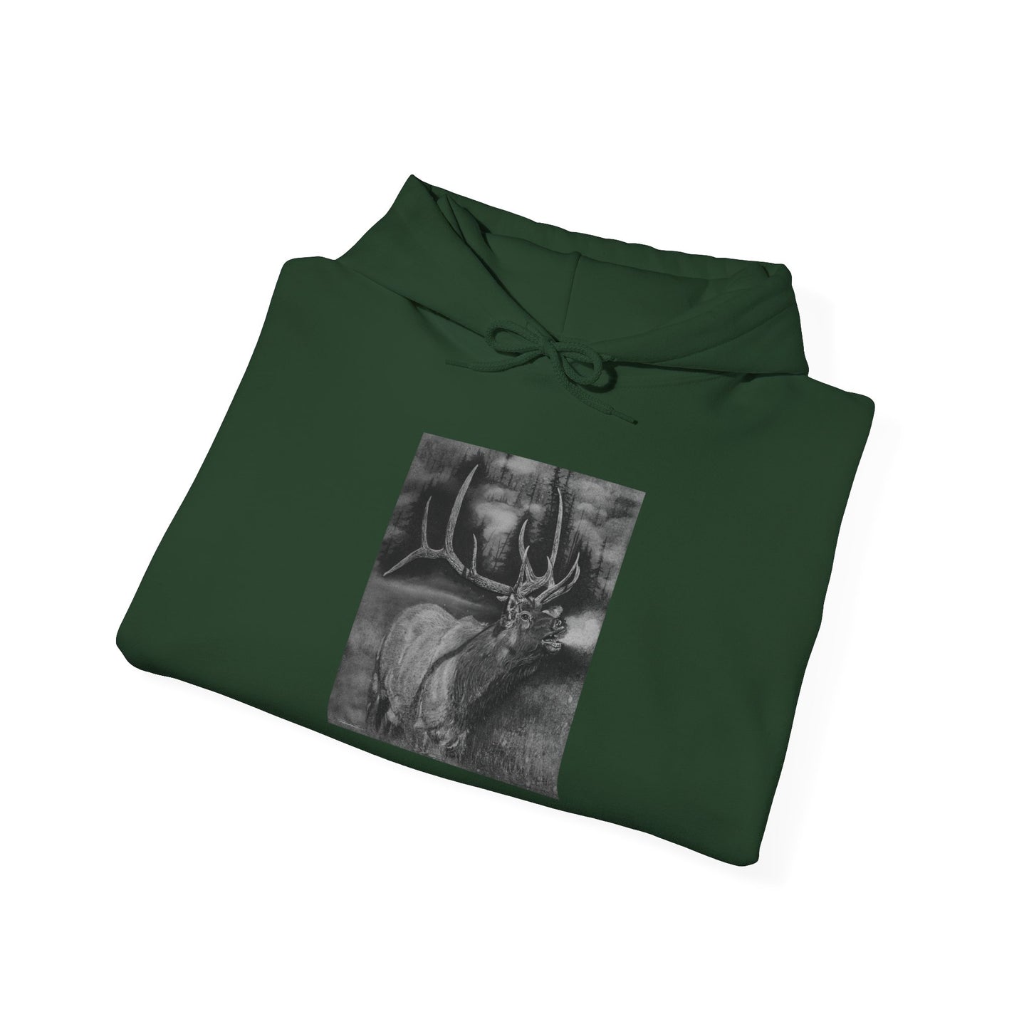 Mountain Music, Elk Unisex Hooded Sweatshirt