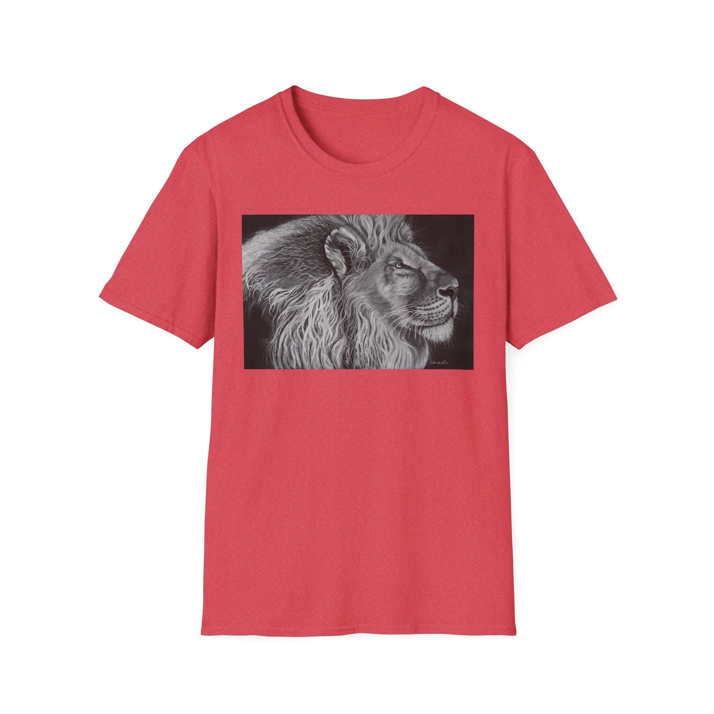 King of Cool, Lion Graphic Tee - Unisex Softstyle T-Shirt