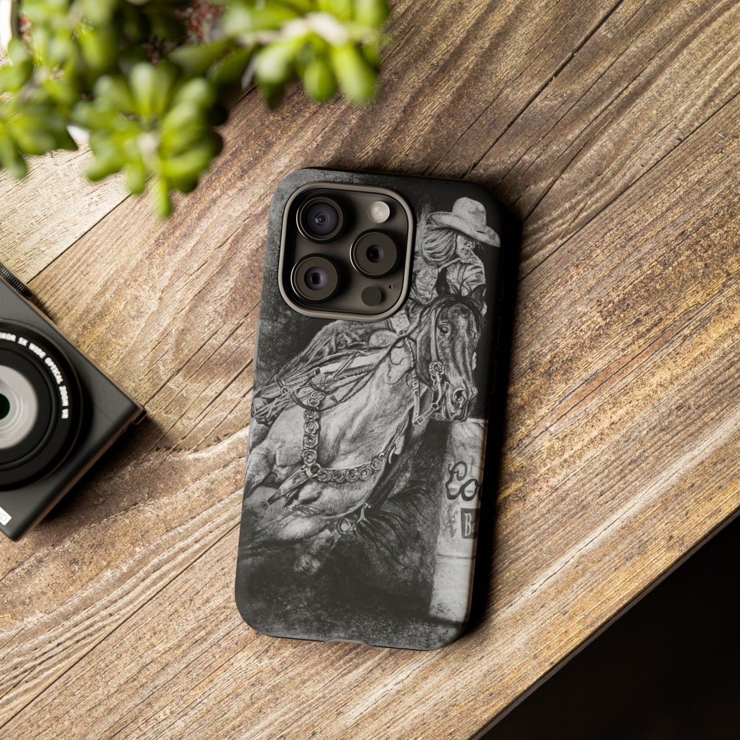 Sophie's Run. Rodeo Barrel Racer Phone Case