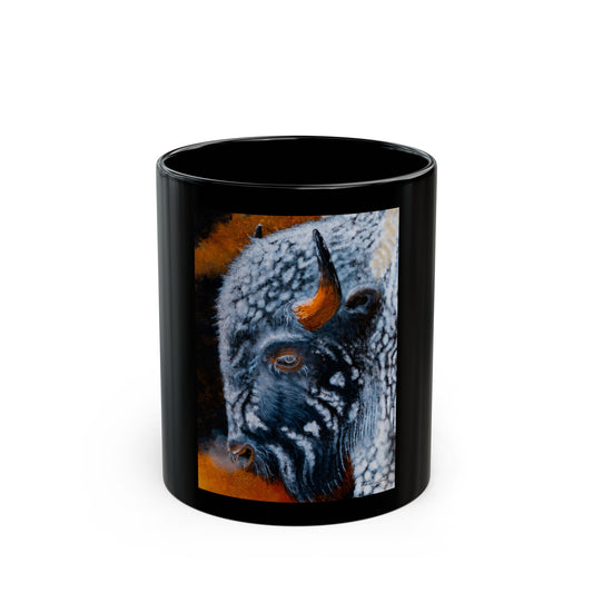 Storm Bison, Black Mug