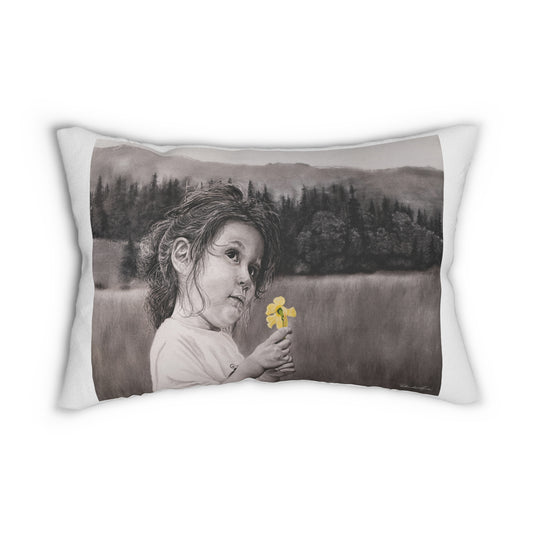 Hope, Spun Polyester Lumbar Pillow