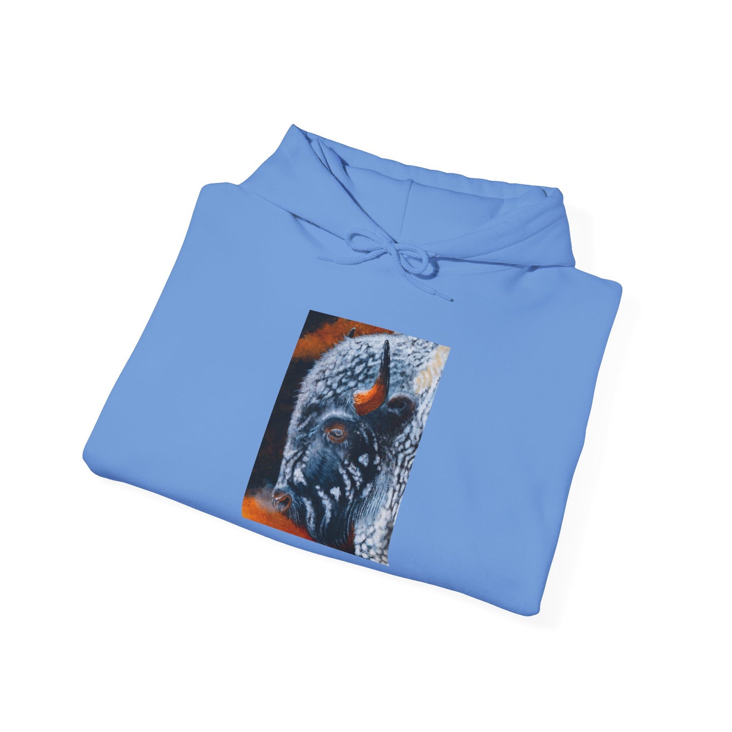 Storm Bison, Unisex Hooded Sweatshirt