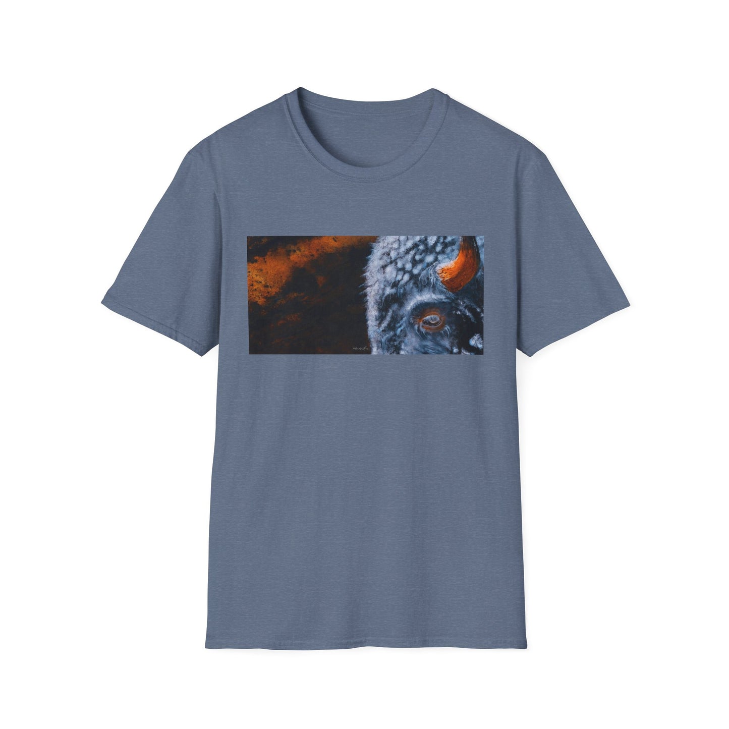 Storm Bison, Unisex Softstyle T-Shirt