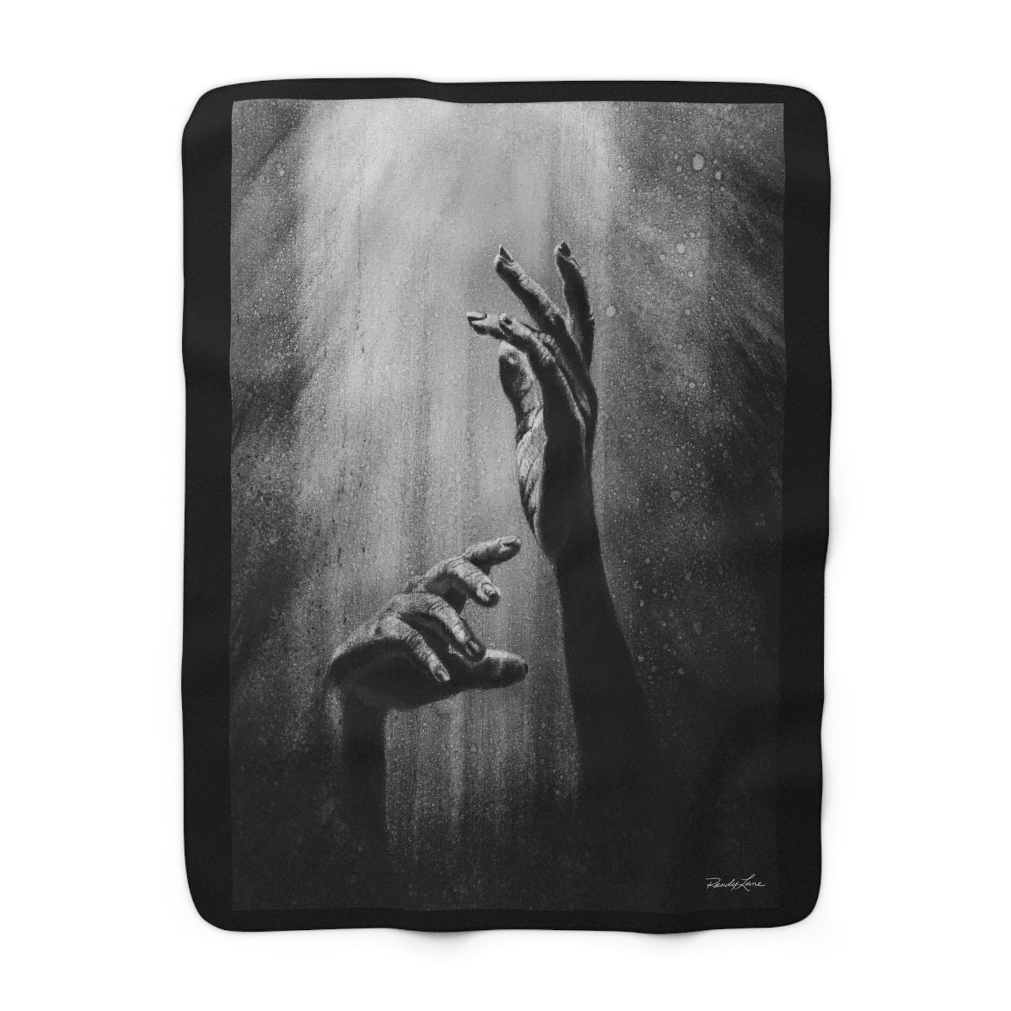 Divine Dance. Artistic Sherpa Fleece Blanket