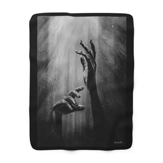Divine Dance. Artistic Sherpa Fleece Blanket