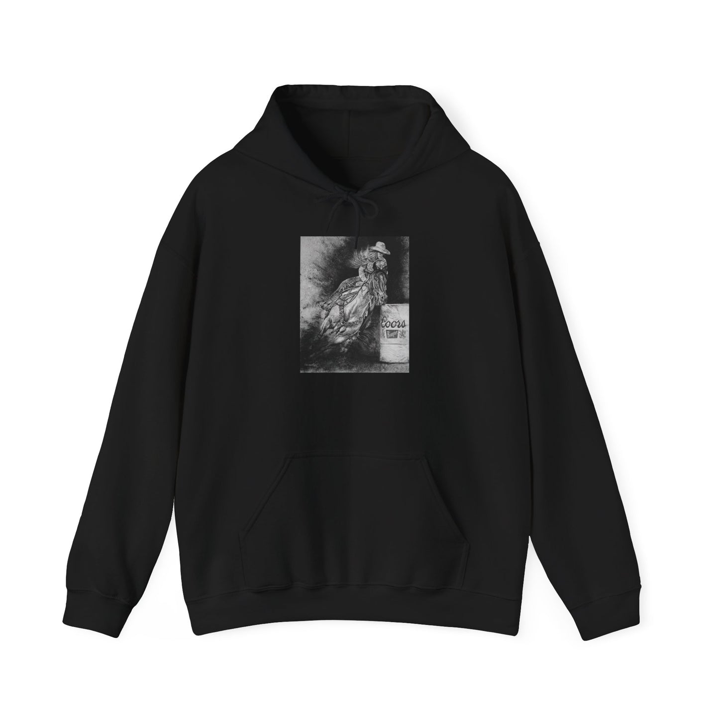 Sophie's Run. Rodeo Barrel Racer Unisex Heavy Blend™ Hooded Sweatshirt
