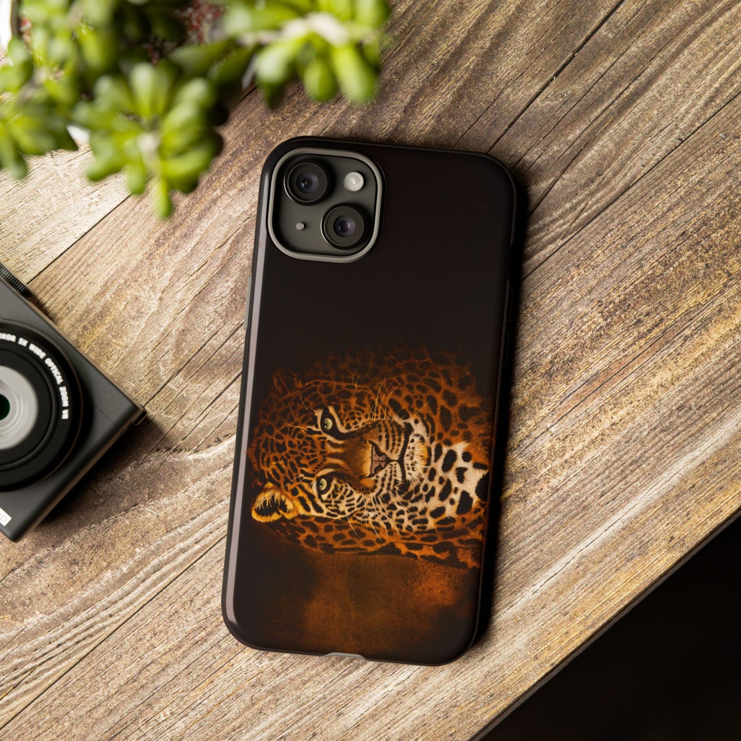 Shadow Hunter, Leopard Print Phone Case | Tough Cases