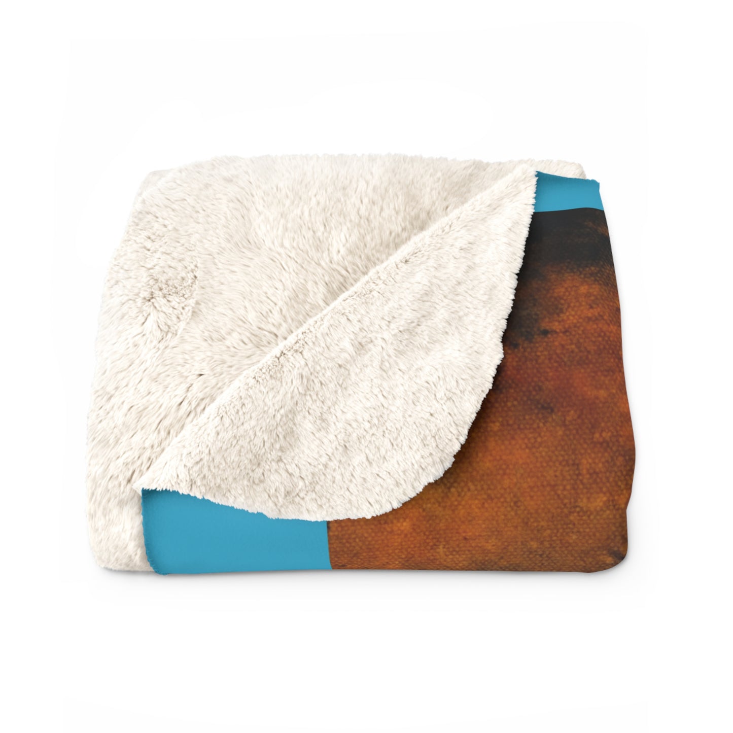 Storm Bison, Bison Theme Cozy Sherpa Fleece Blanket