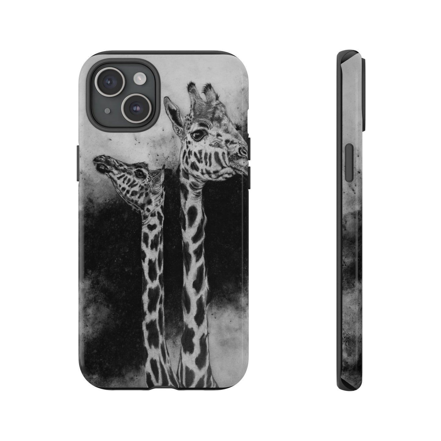 Grace in the Grassland, Giraffe Tough Phone Cases