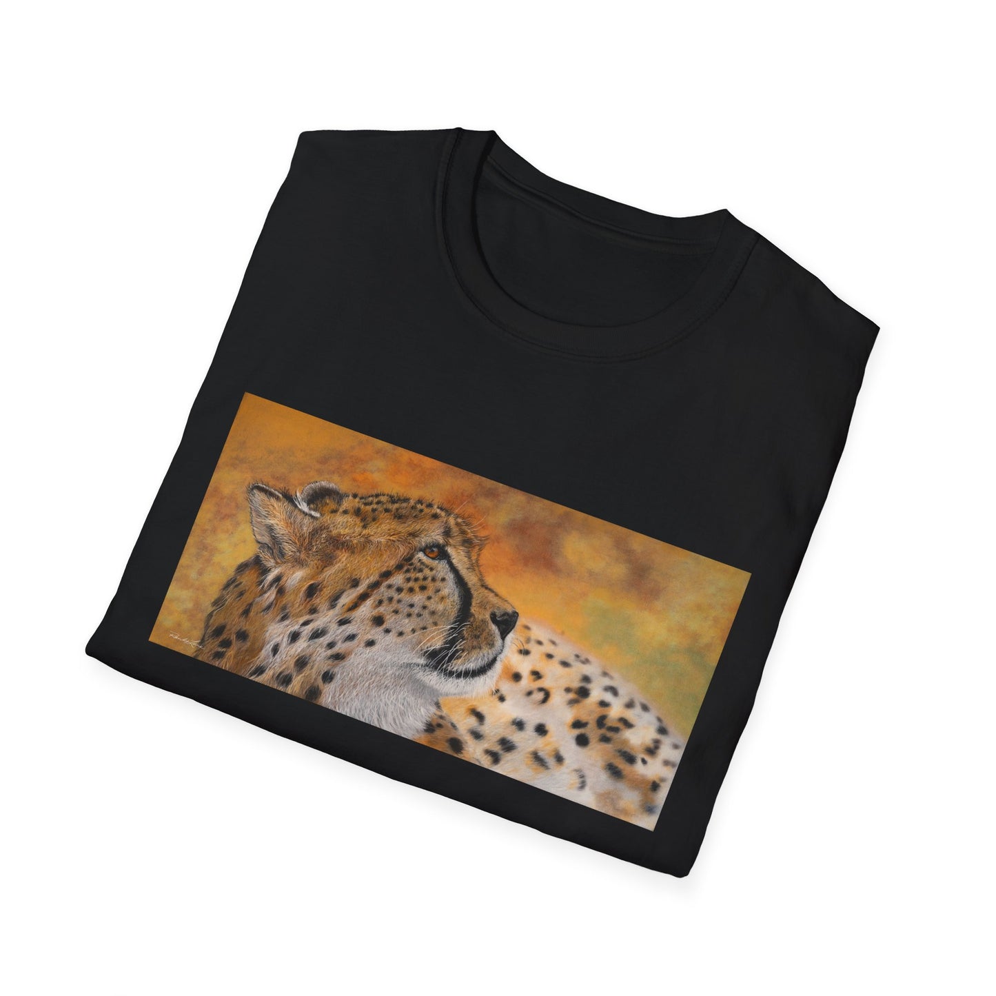 Cheetah Chill, Cheetah Unisex soft T-Shirt