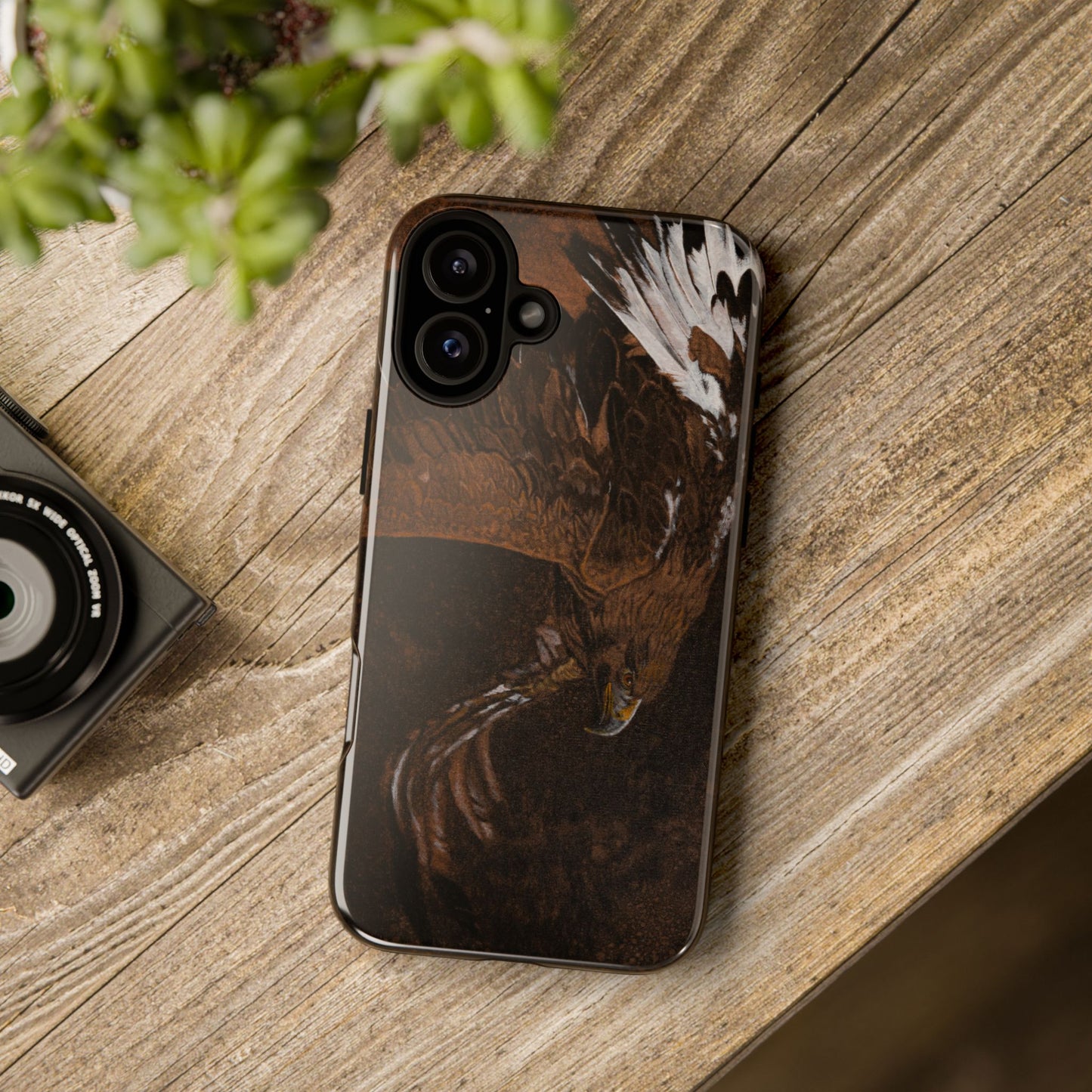 Golden Flight, Eagle Design Phone Case, Tough Cases
