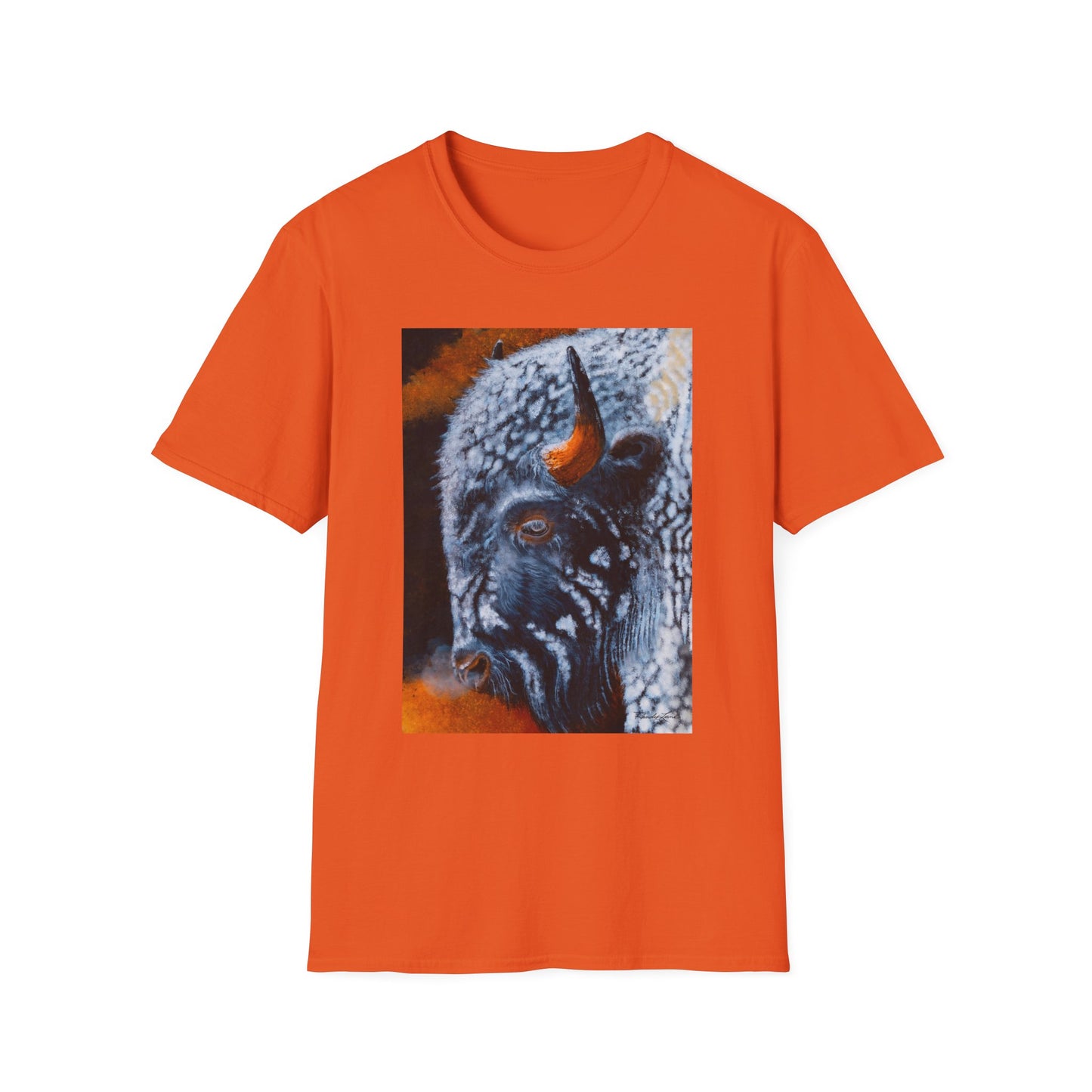 Storm Bison, Unisex Softstyle T-Shirt