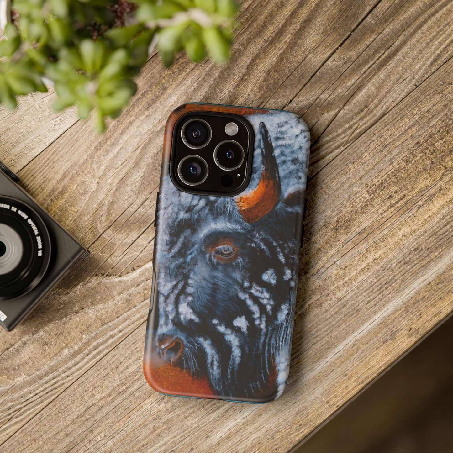 Storm Bison, Phone Case