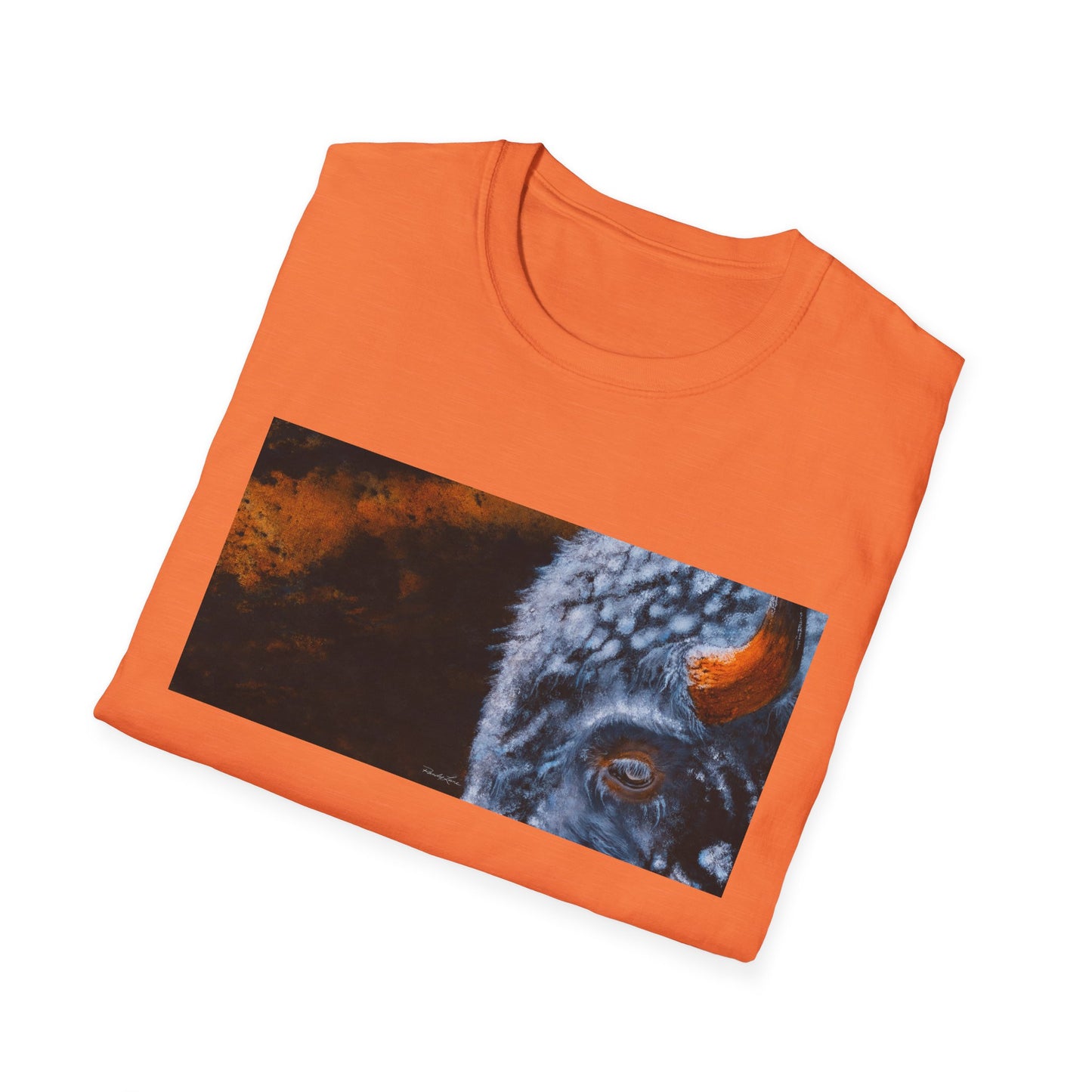 Storm Bison, Unisex Softstyle T-Shirt