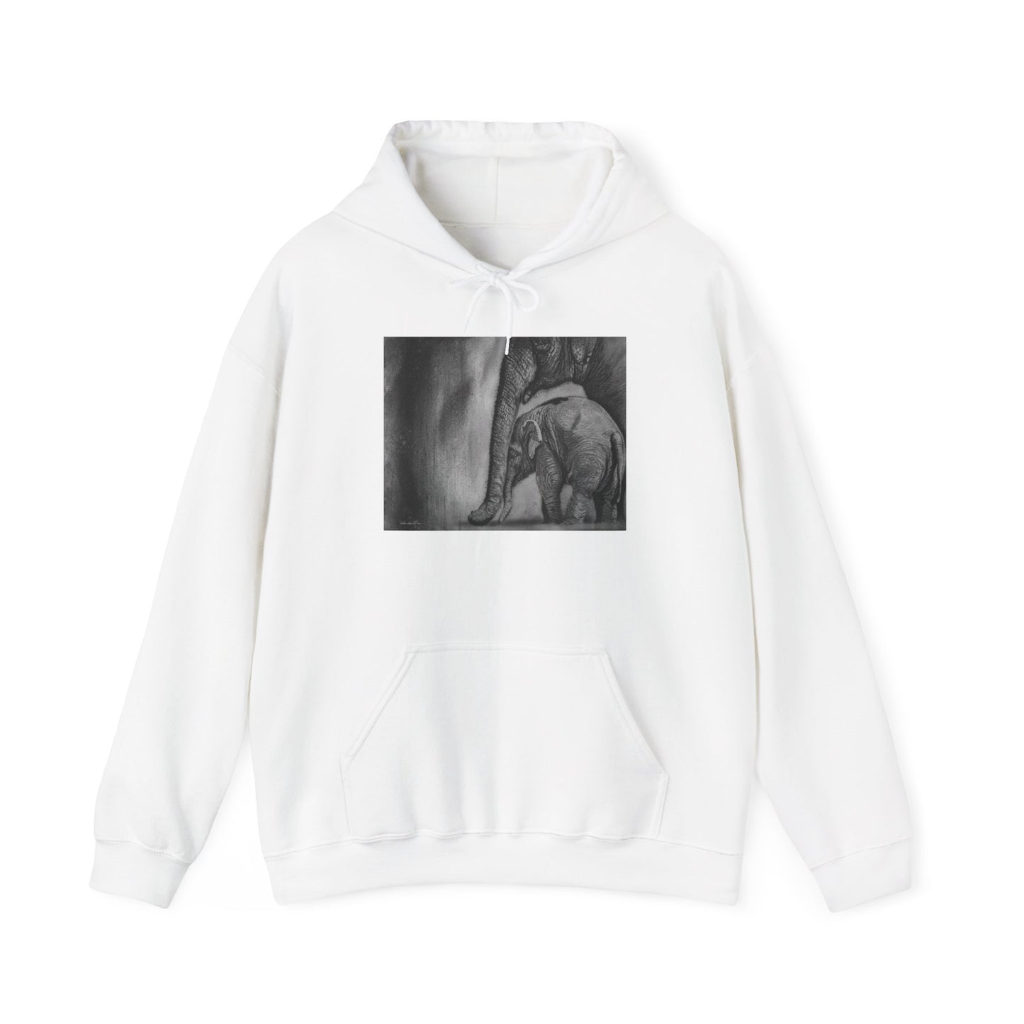 Trunks of Love, Elephant Hoodie Unisex Sweatshirt
