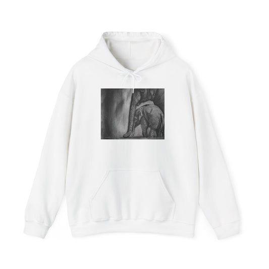 Trunks of Love, Elephant Hoodie Unisex Sweatshirt