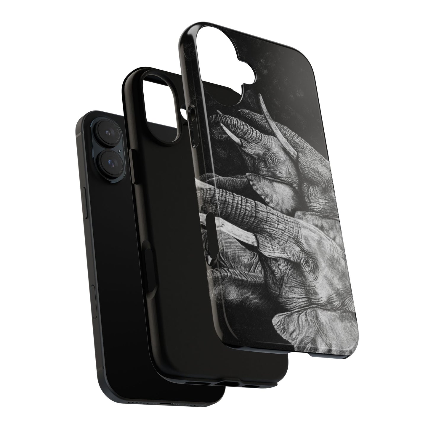 Brushland Bond. Elephant Art Tough Phone Case
