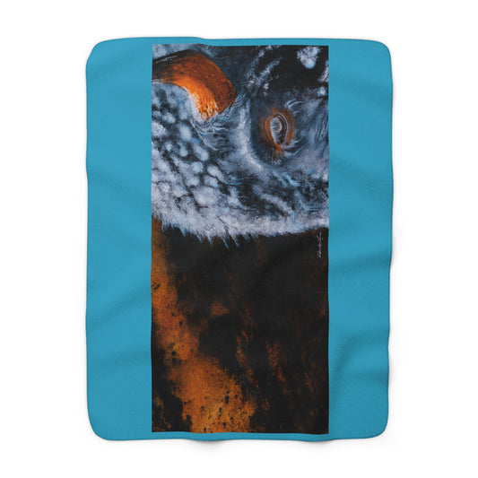 Storm Bison, Sherpa Fleece Blanket