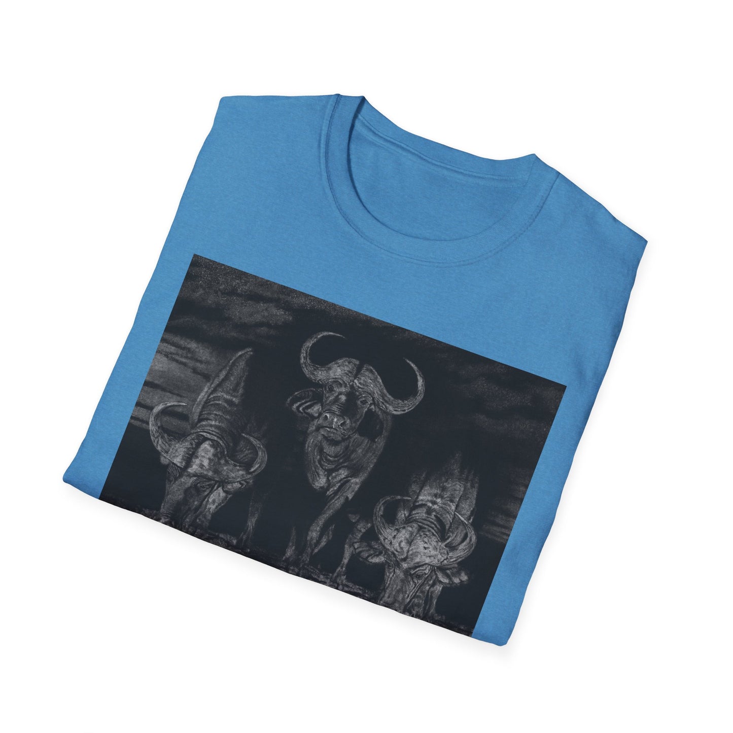 The Waterhole, Cape Buffalo Unisex T-Shirt - Softstyle Tee