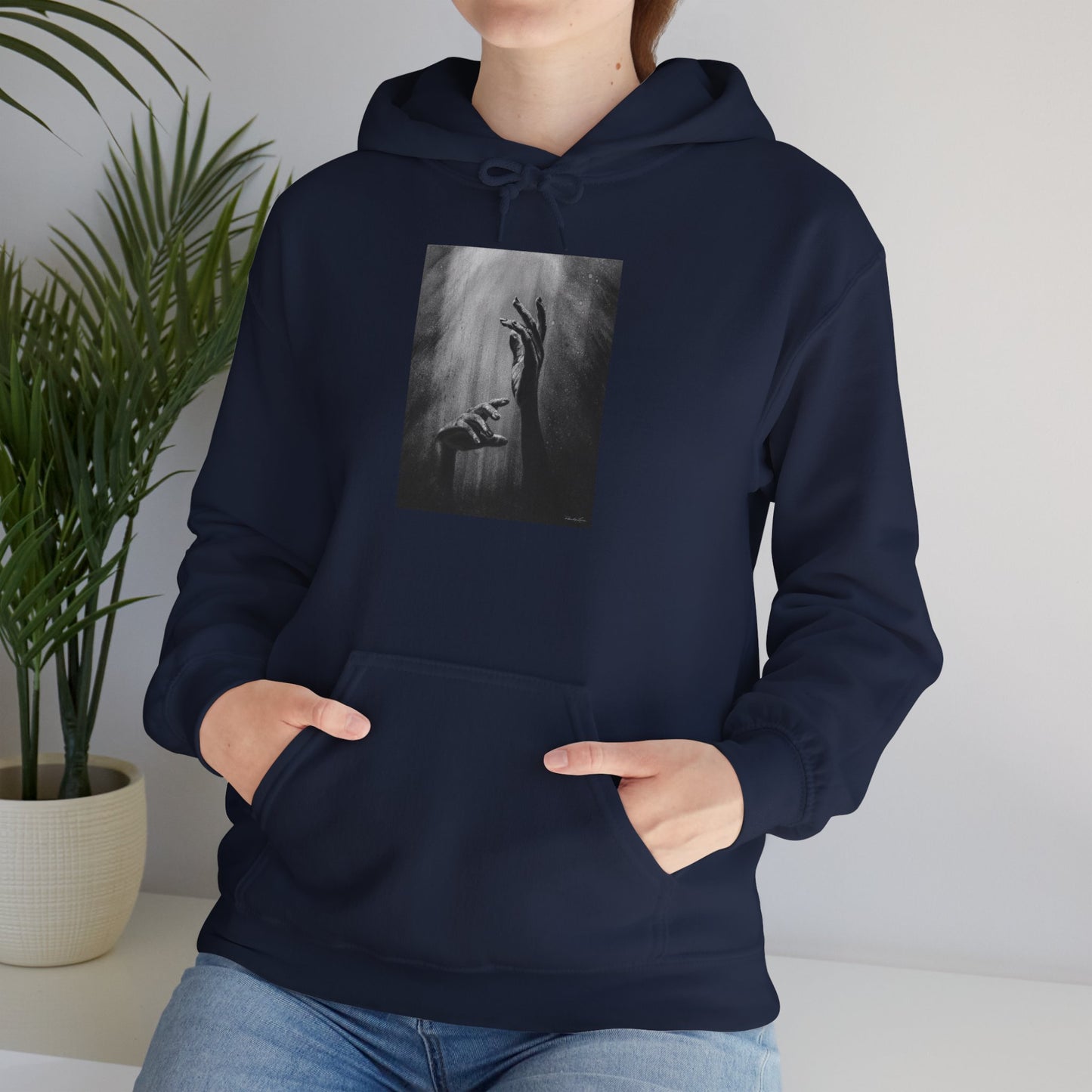 Divine Dance. Artistic Unisex Hooded Sweatshirt