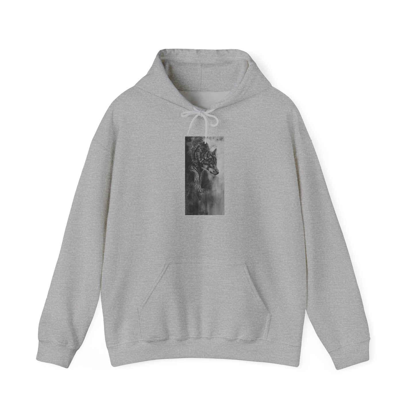 Specter, Wolf Unisex Hooded Sweatshirt