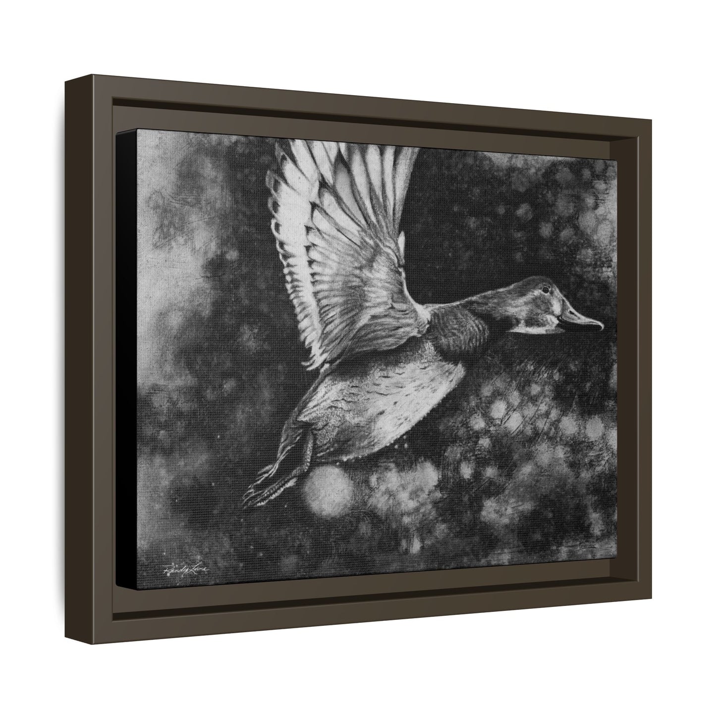 Flare, Framed Duck Canvas Art