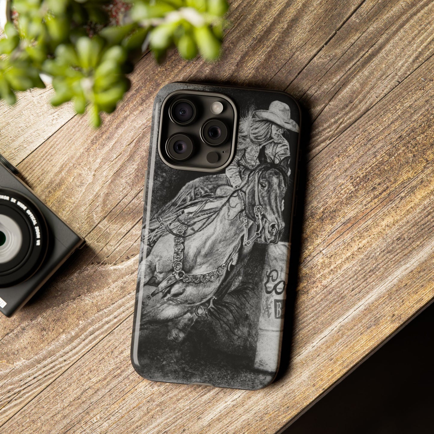 Sophie's Run. Rodeo Barrel Racer Phone Case