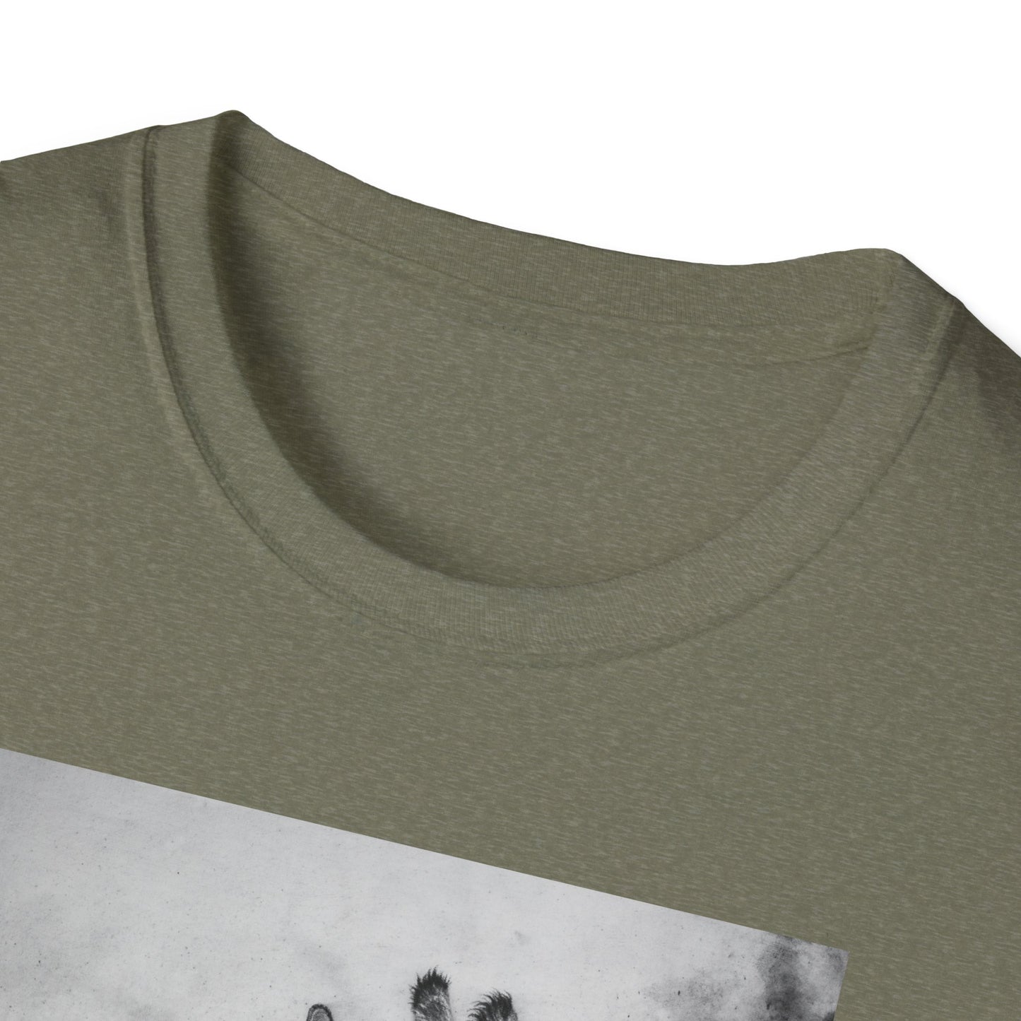 Grace in the Grassland, Giraffe Unisex Softstyle T-Shirt