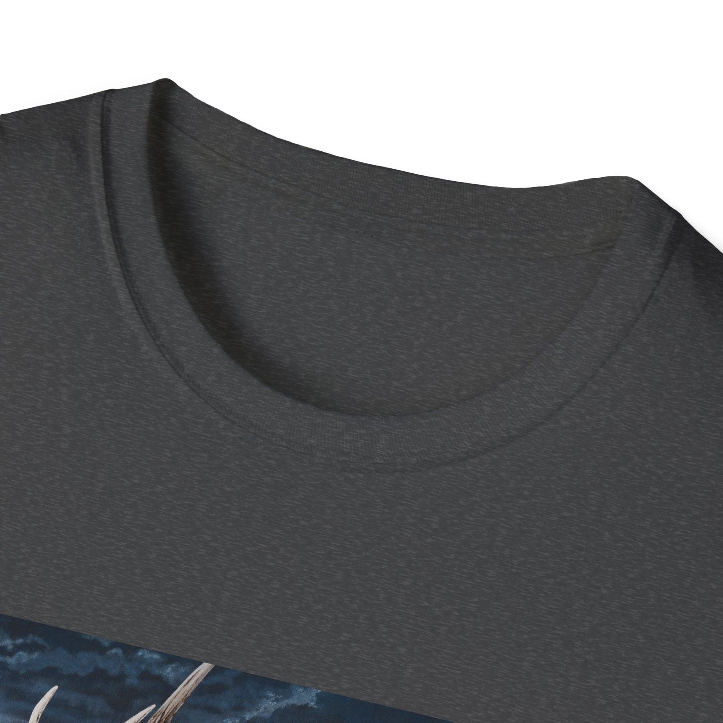 Sunset Serenade,  Elk Graphic Unisex soft T-Shirt
