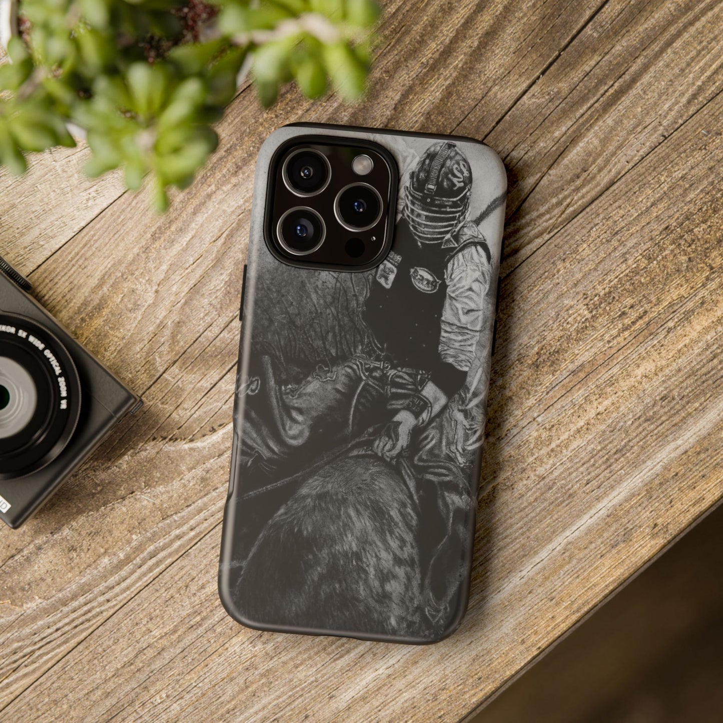 Gettin Frosty. Bull Rider Tough Cases: Durable Phone Case