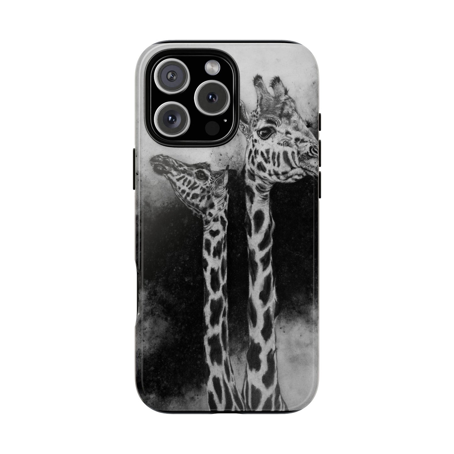 Grace in the Grassland, Giraffe Tough Phone Cases