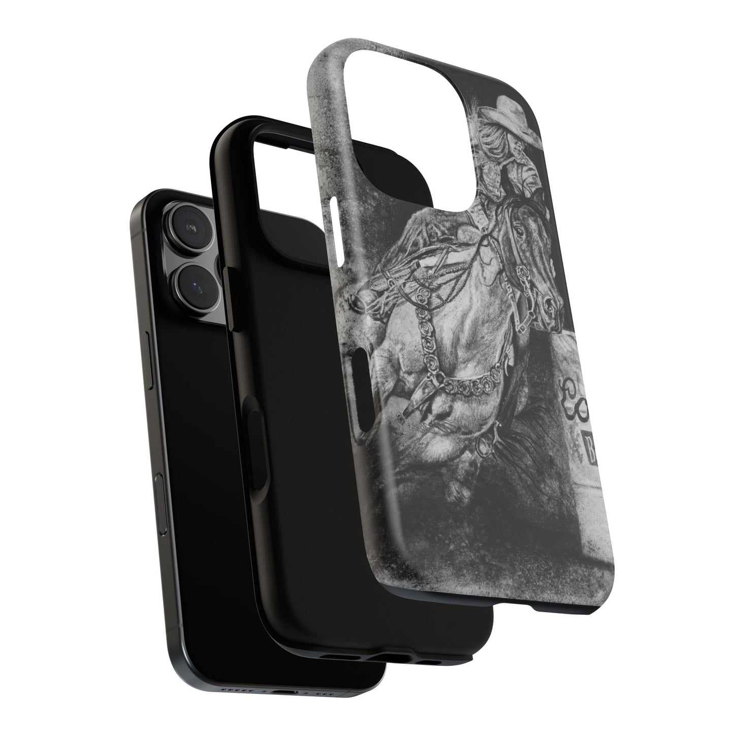 Sophie's Run. Rodeo Barrel Racer Phone Case