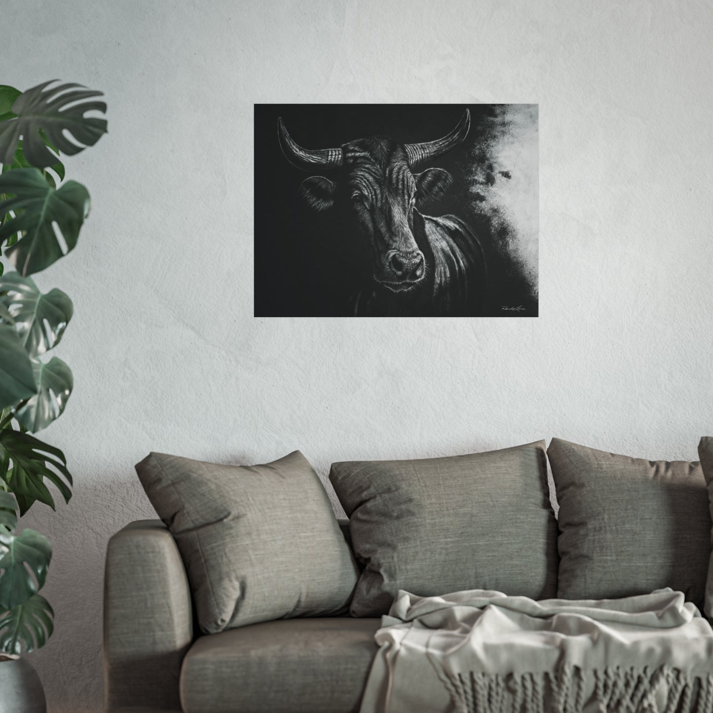 Stonebreaker. Bucking Bull Fine Art Print