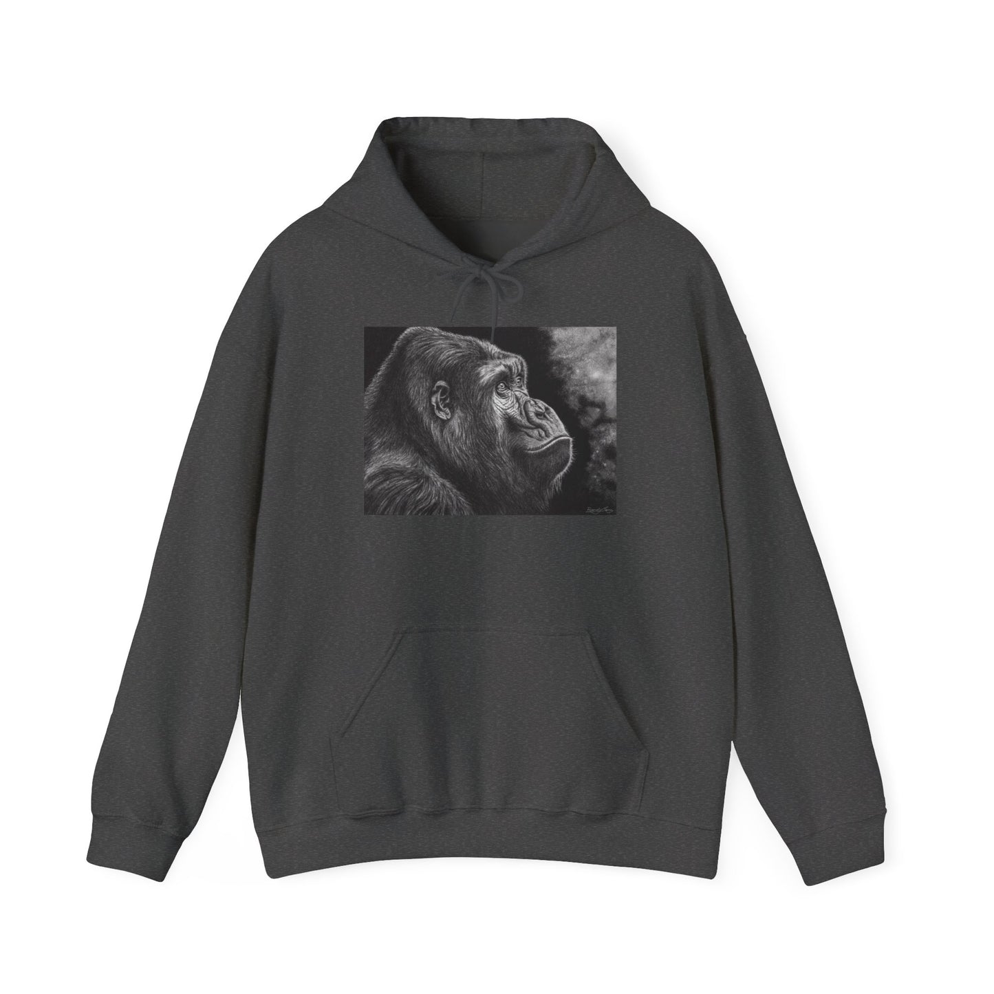 Gorilla Portrait Unisex Hoodie