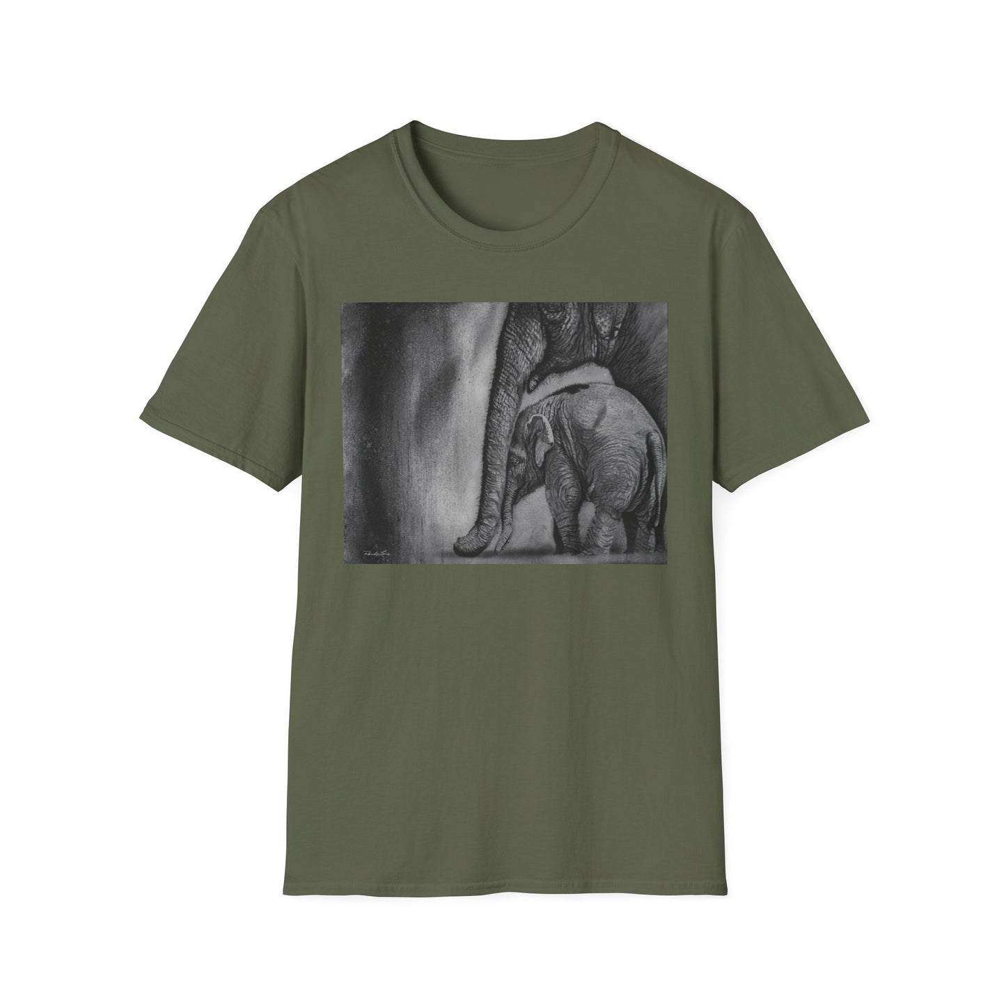 Trunks of Love, Elephant Unisex Softstyle T-Shirt